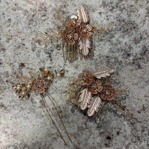 NWT Azazie 3-piece hair pin set